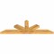 Ekena Millwork Saratoga Rough Sawn Timber Gable Bracket, Western Red Cedar, 84"W x 28"H x 4"D x 6"F, 8/12 Pitch GBW084X28X0406SAR00RWR - alternate 2